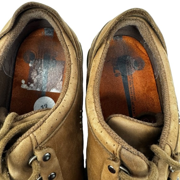 Teva Men’s Leather Lace Up Loafers Shoes Brown Size 12 - Picture 7 of 10